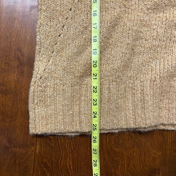 American Eagle Jeggin Fit Brown Tan Hooded Sweater Women's Size Medium - Picture 6 of 9